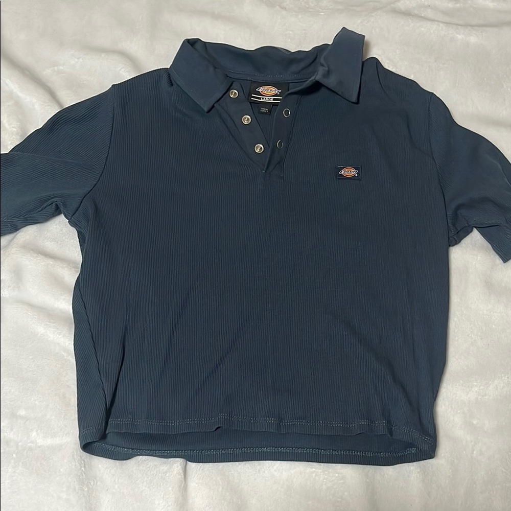 Dickies Blue Polo Shirt Relaxed Fit